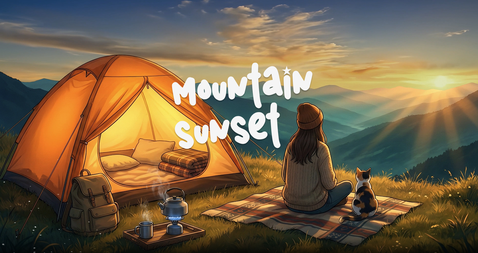 Mountain Sunset Calm ⛰️🌄 Hopeful Ambient Soul (80–90 BPM)